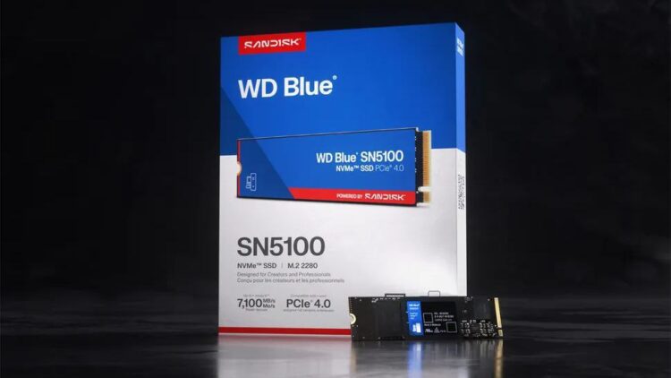 سن‌دیسک از اس‌اس‌دی جدید WD Blue SN5100 با ۳۰ درصد عملکرد بهتر رونمایی کرد