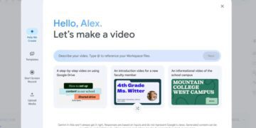 ابزار ویرایش Google Vids