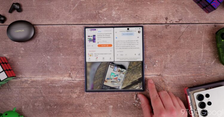 جزئیات جدید Galaxy Z TriFold در One UI 8 با قابلیت صفحه‌نمایش تقسیم سه‌تایی اپلیکیشن