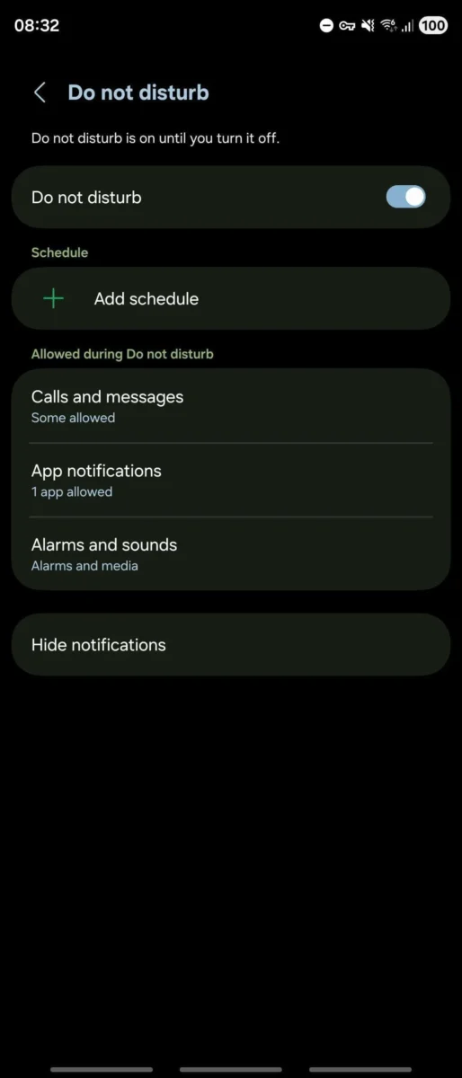 باگ One UI 8