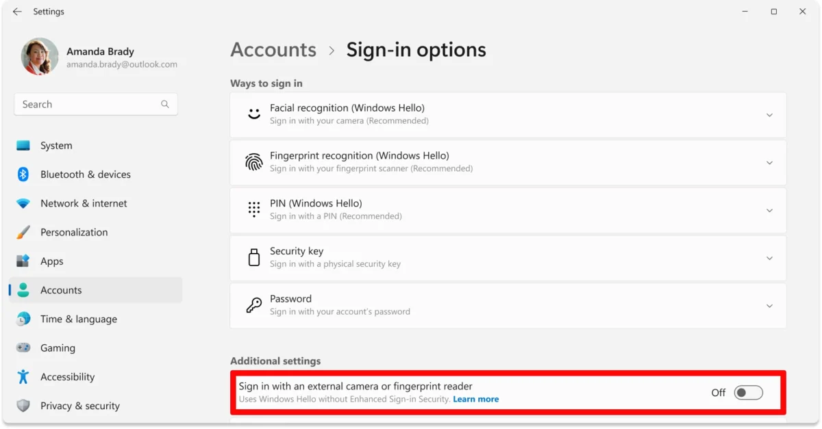 روش هک Windows Hello