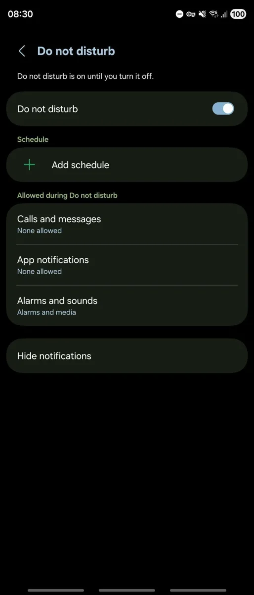 باگ One UI 8