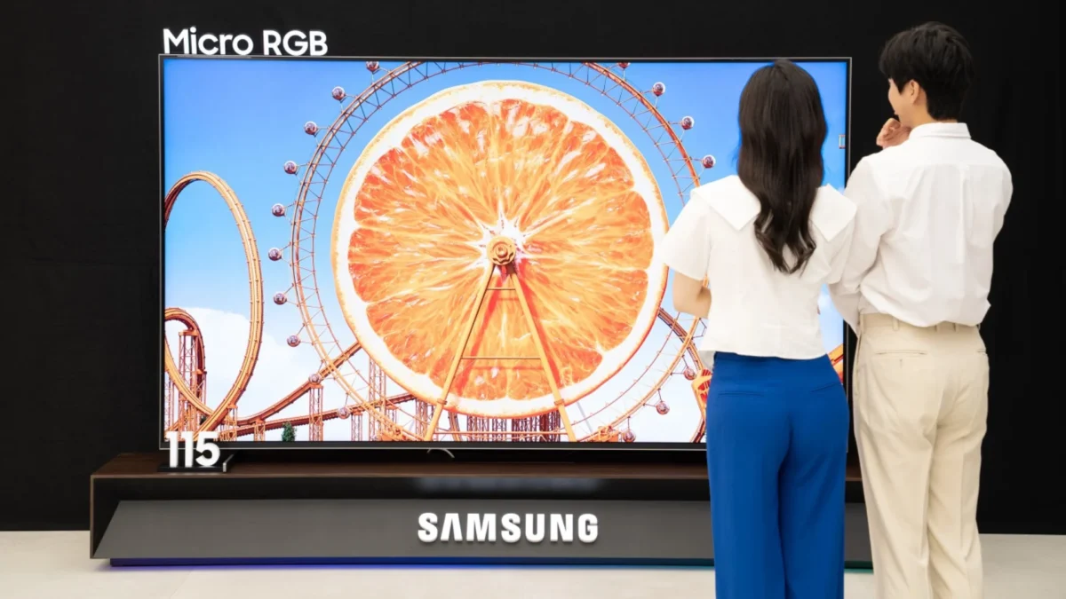 تلویزیون Micro RGB ۱۱۵ اینچی سامسونگ