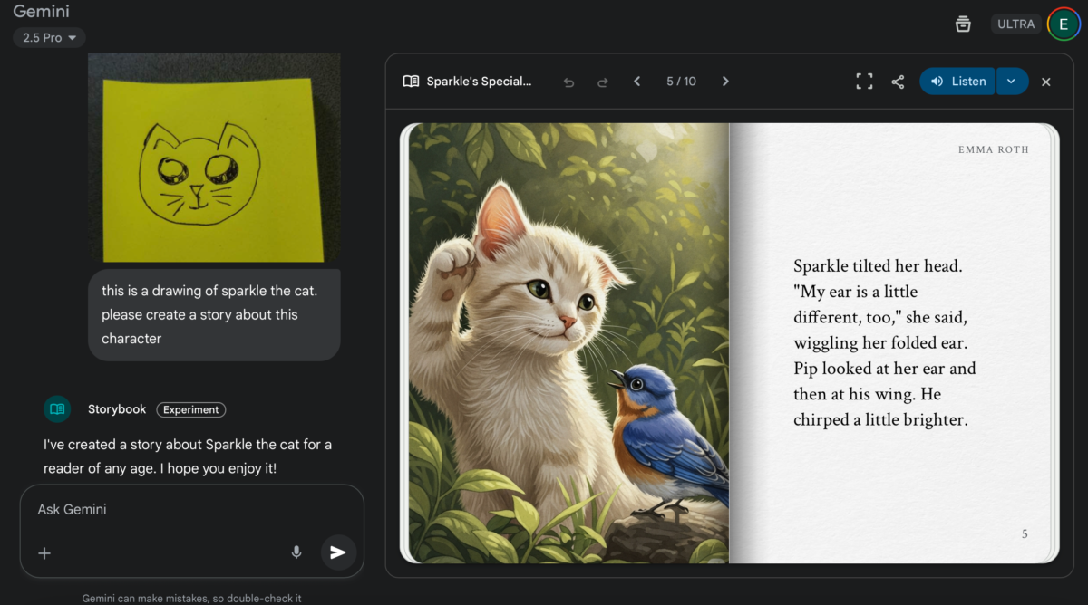 قابلیت Storybook گوگل