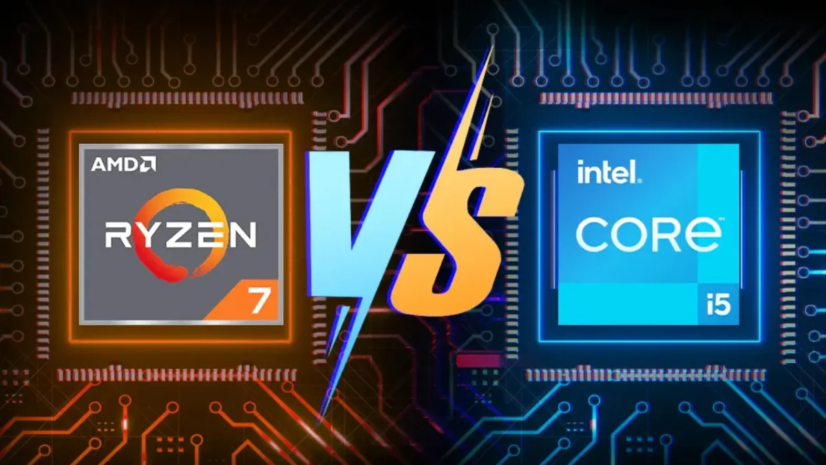 مقایسه پردازندهها (Ryzen 5، Ryzen 7 و Core i5)