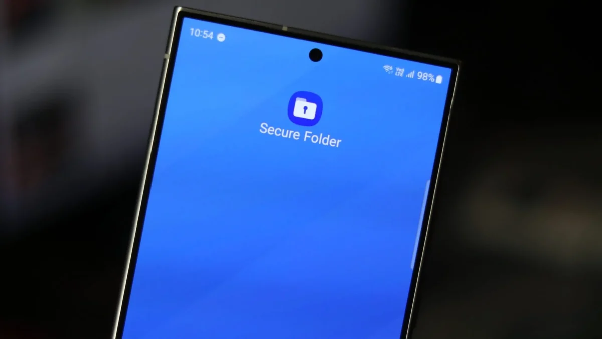 بهبود امنیتی در Secure Folder