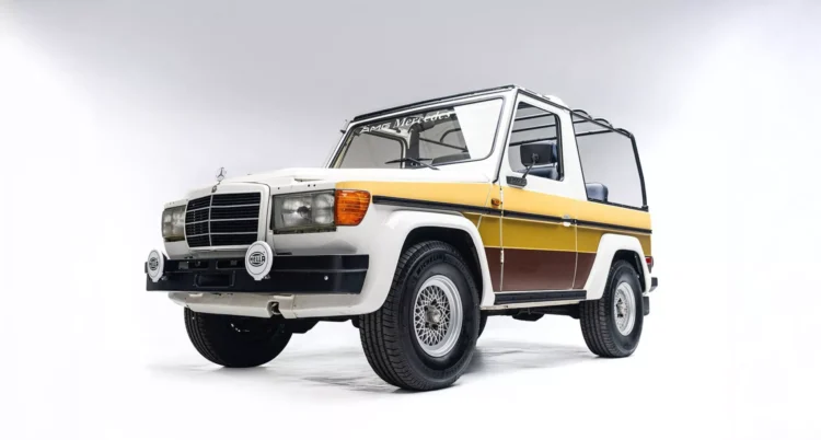 نمایش یک نسخه خاص از G-Wagon مرسدس با چهره S-Class