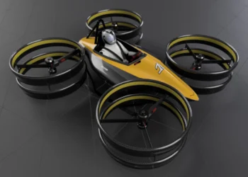 هیجان مسابقات فرمول یک در آسمان با هواگرد عمودپرواز AirKart