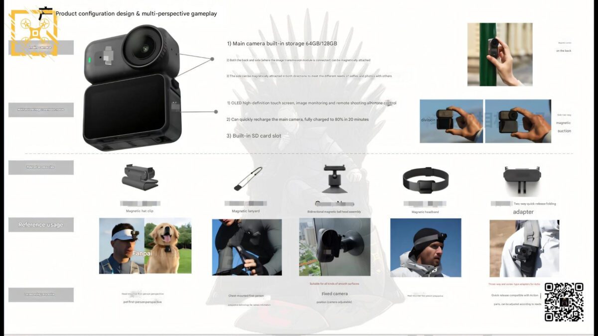 اطلاعات فاش شده از دوربین اکشن مینیاتوری و ماژولار DJI Osmo Nano، از محصولی جدید با نمایشگر OLED جداشونده و قابلیت اتصال مغناطیسی برای رقابت مستقیم با سری Insta360 Go خبر میدهد.