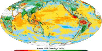 افزایش فتوسنتز جهانی با سبزتر شدن زمین و از بین رفت اقیانوس‌ ها همراه بود!