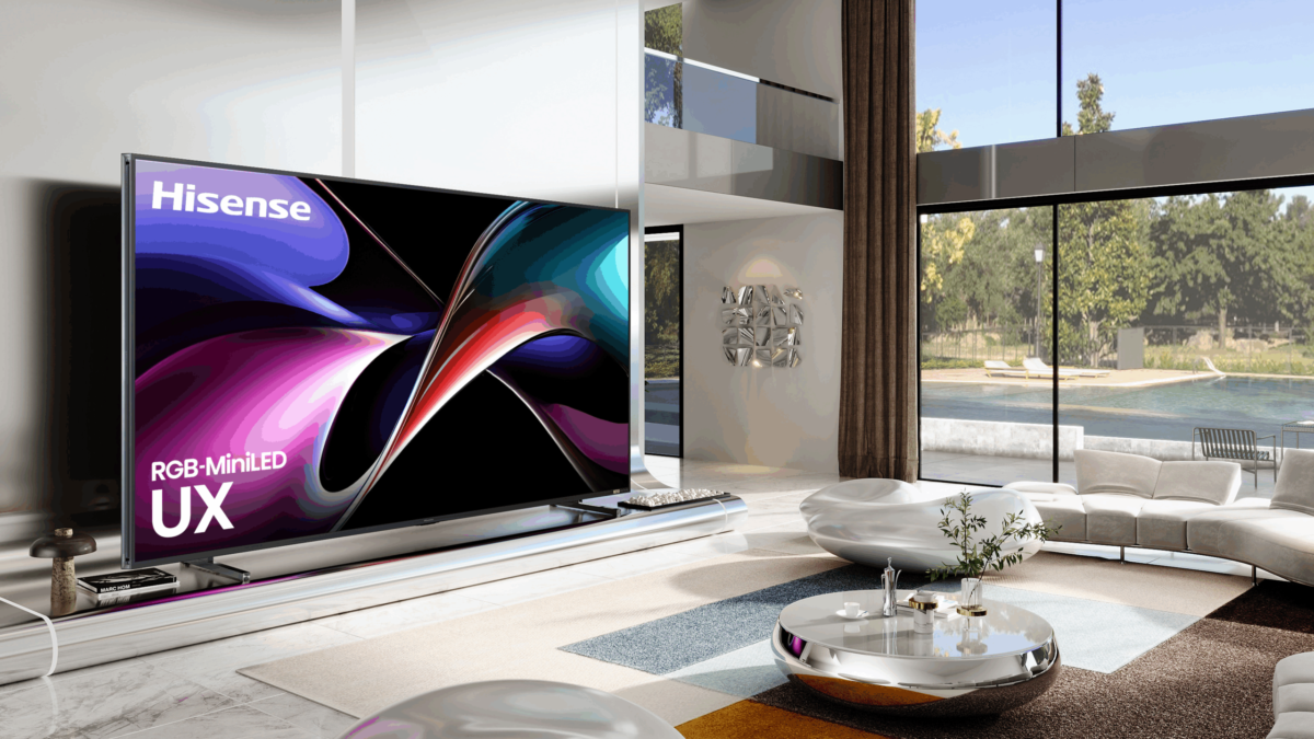 رونمایی از تلویزیونهای ۱۰۰ و ۱۱۶ اینچی هایسنس با فناوری RGB-MiniLED