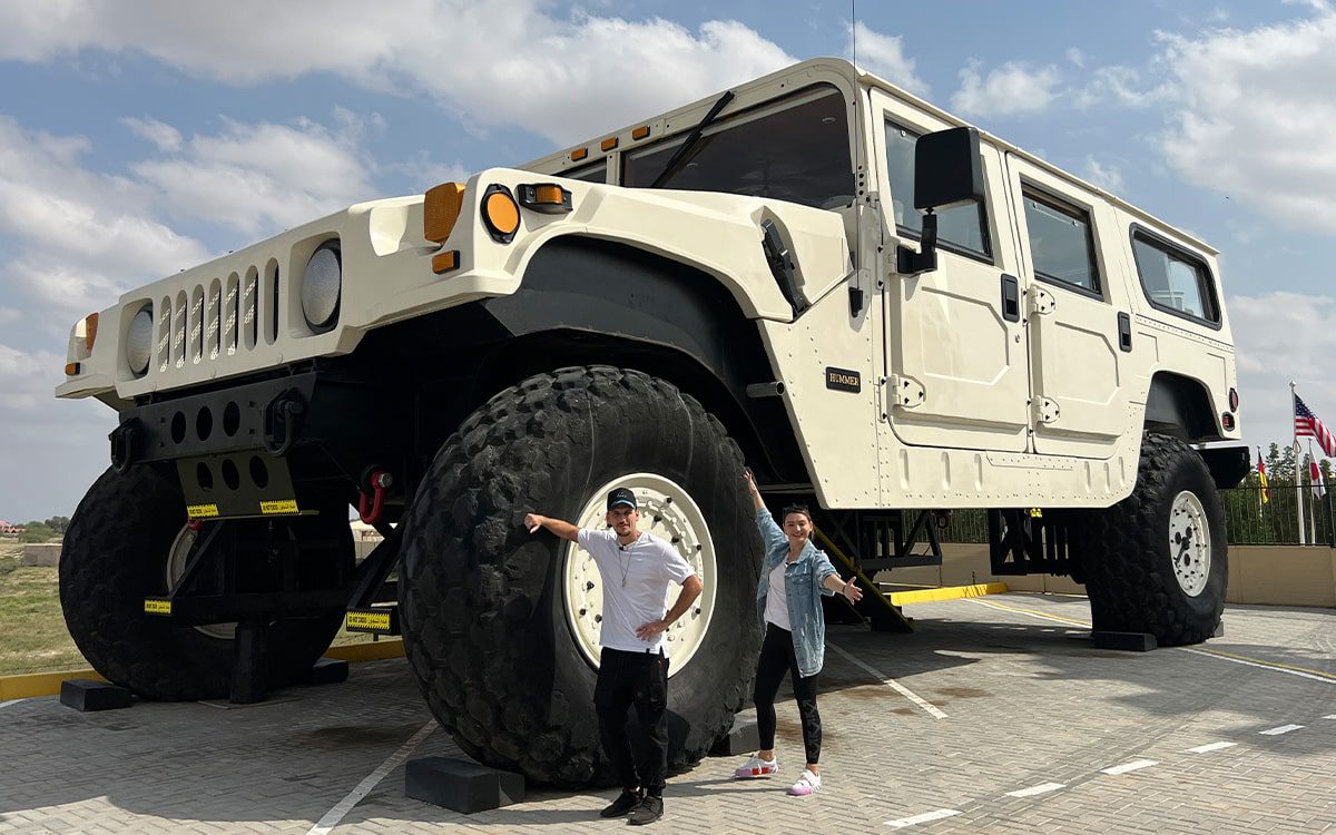 بزرگترین Hummer جهان در موزه اختصاصی شیخ اماراتی به نمایش گذاشته شد