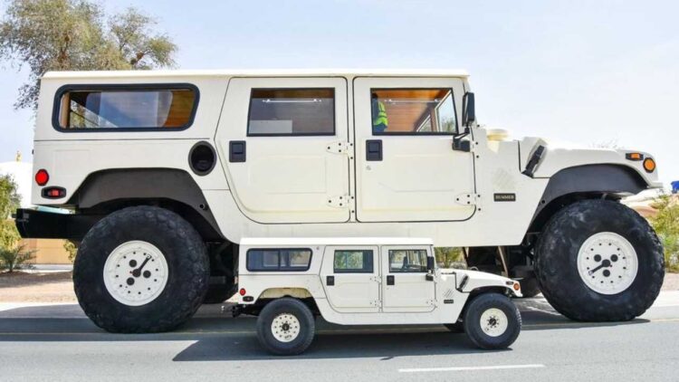 بزرگ‌ترین Hummer جهان در موزه اختصاصی شیخ اماراتی به نمایش درآمد