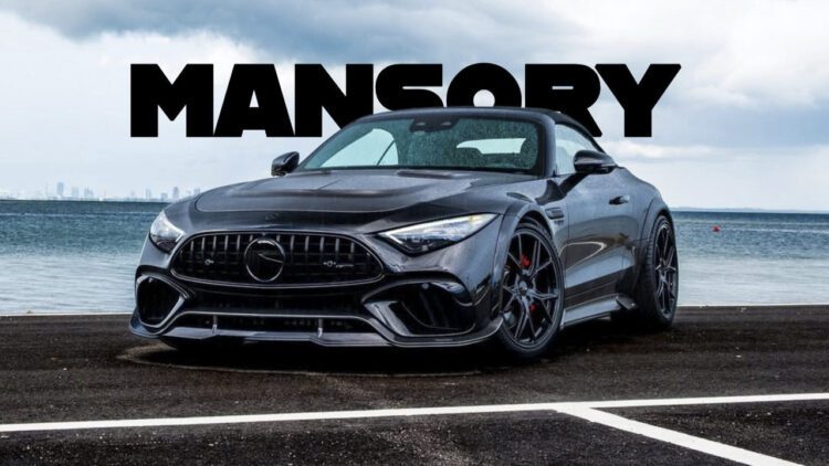 منصوری نسخه سفارشی خودروی Mercedes-AMG SL 63 را رونمایی کرد