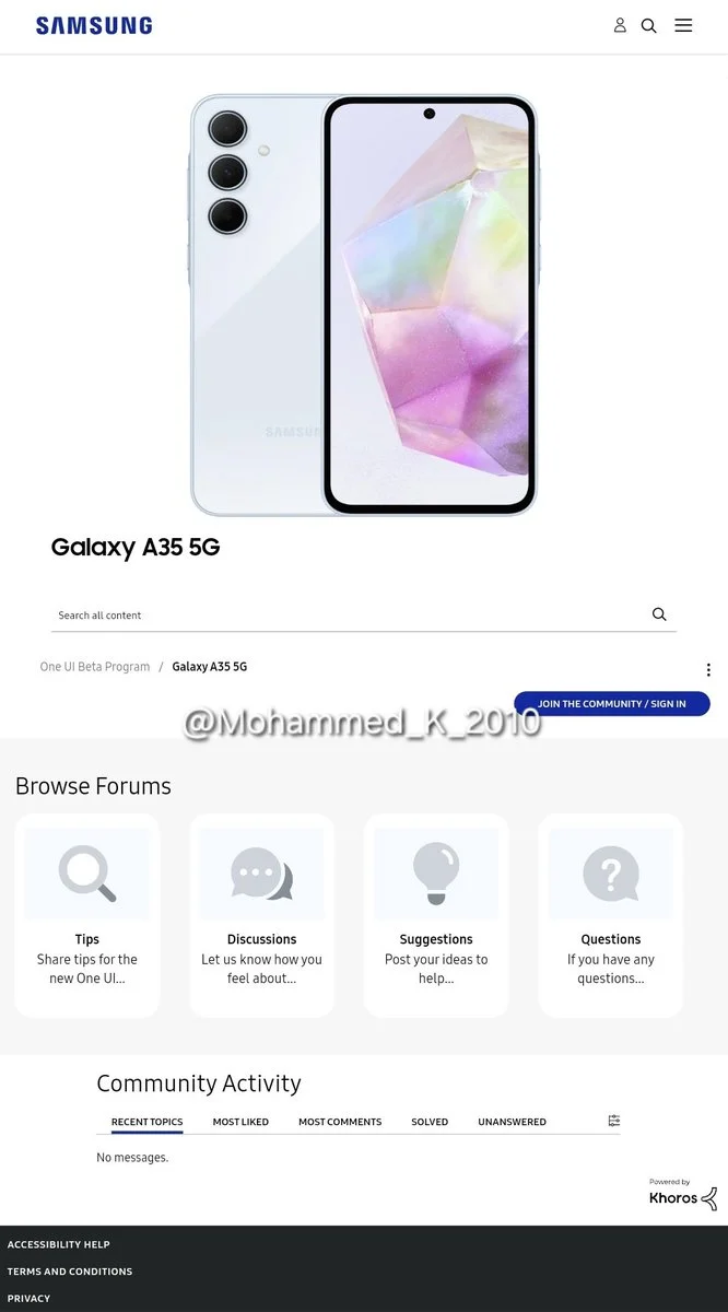 سامسونگ با مشاهده شدن اولین فریمورهای آزمایشی One UI 8 مبتنی بر اندروید ۱۶ برای گوشیهای گلکسی A54 و گلکسی A35