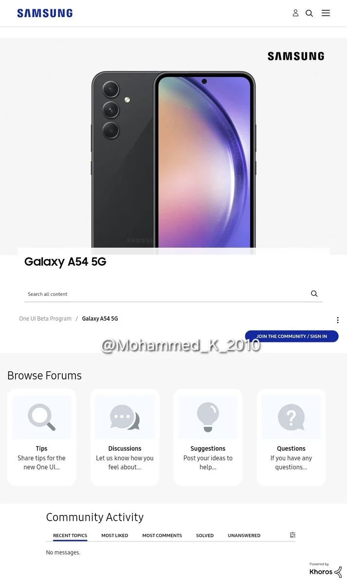 سامسونگ با مشاهده شدن اولین فریمورهای آزمایشی One UI 8 مبتنی بر اندروید ۱۶ برای گوشیهای گلکسی A54 و گلکسی A35