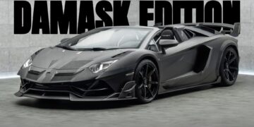 رونمایی از لامبورگینی آونتادور رودستر "Damask Edition" توسط منصوری