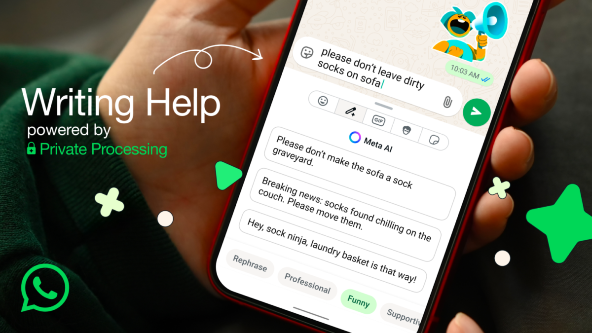 واتساپ از قابلیت هوش مصنوعی Writing Help رونمایی کرد