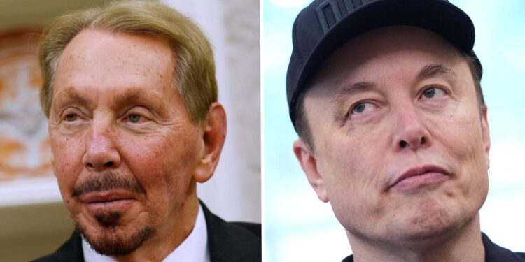 لری الیسون با افزایش سهام اوراکل، ایلان ماسک را از مقام ثروتمندترین فرد جهان پایین کشید