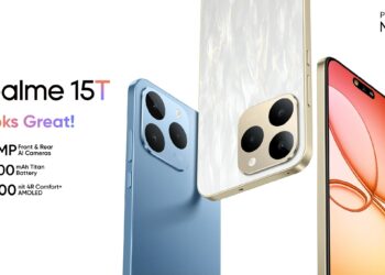 ریلمی 15T 5G با باتری غول‌پیکر ۷۰۰۰ میلی‌آمپری معرفی شد