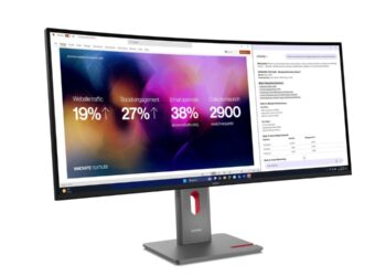 لنوو از مانیتور فوق‌عریض با پنل 5K و نرخ نوسازی ۱۲۰ هرتز رونمایی کرد
