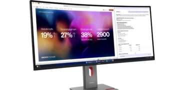 لنوو از مانیتور فوق‌عریض با پنل 5K و نرخ نوسازی ۱۲۰ هرتز رونمایی کرد