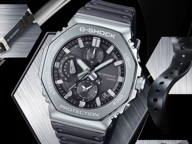 کاسیو ساعت G-Shock فلزی جدید خود را با بند خاص عرضه کرد
