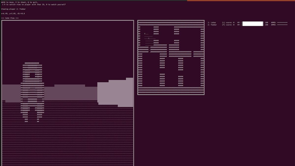ساخت بازی DOOM با SQL