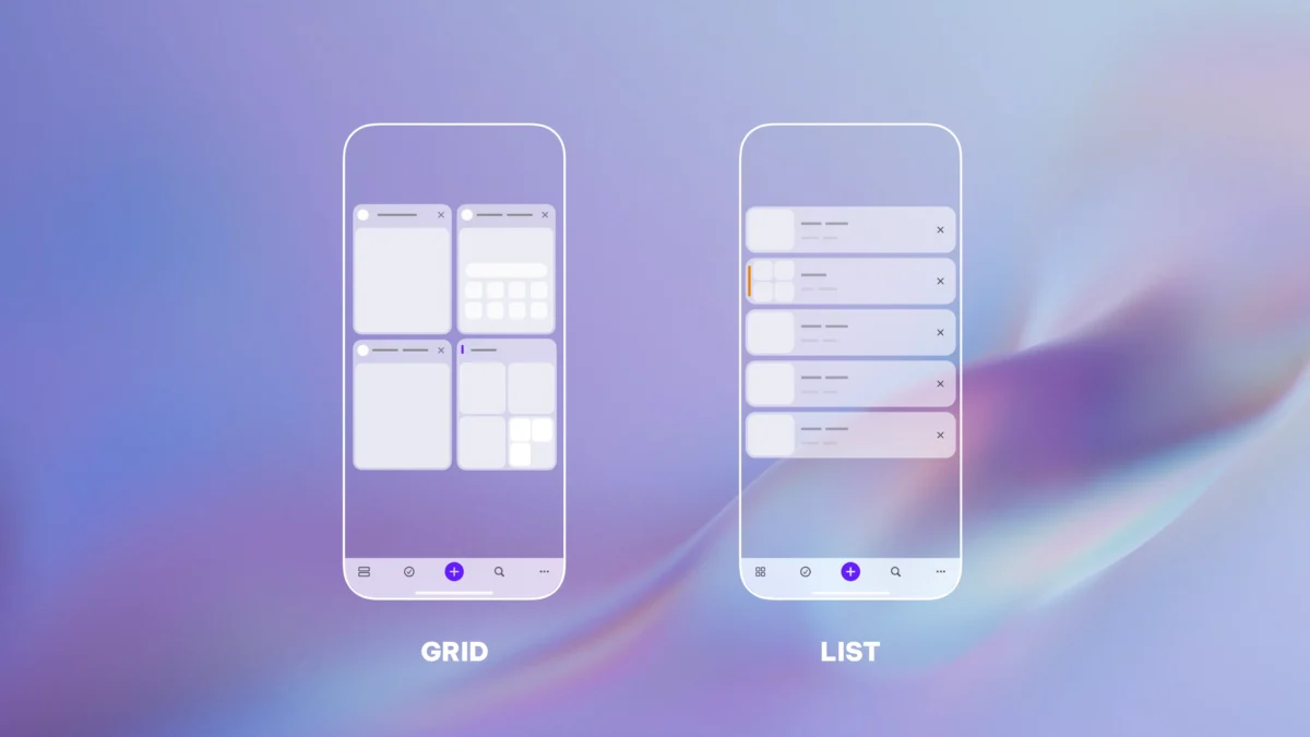سیستم مدیریت پیشرفته تب اپرا iOS