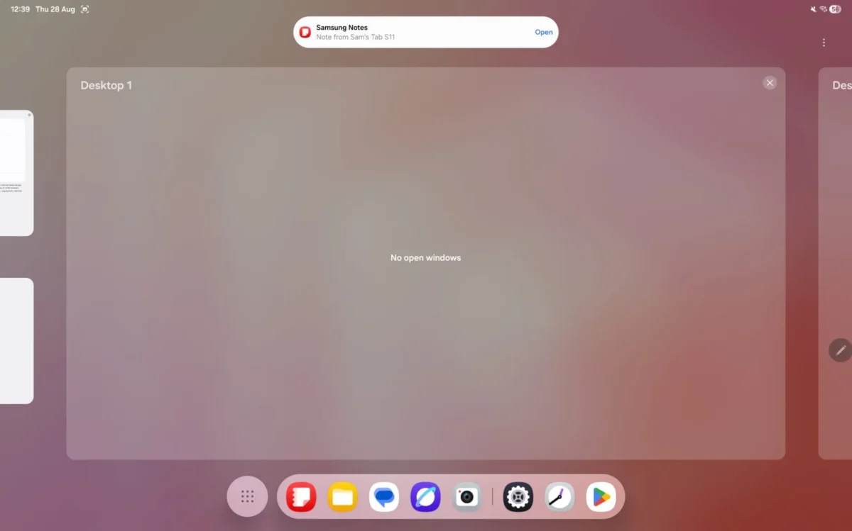 رابط DeX در One UI 8