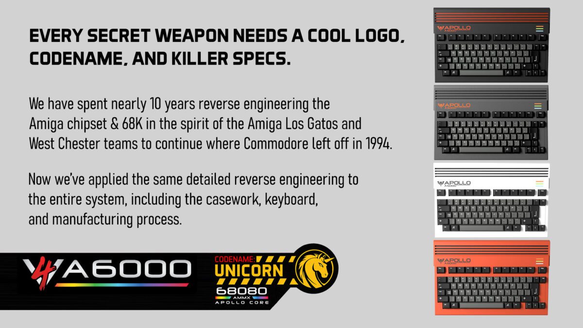 برای علاقه‌مندان به سخت‌افزارهای آمیگا که بودجه محدودتری دارند، گزینه دیگری در راه است. شرکت Retro Games نیز قصد دارد در ماه اکتبر از مدل جدیدی با ظاهر کامل آمیگا A1200 رونمایی کند.