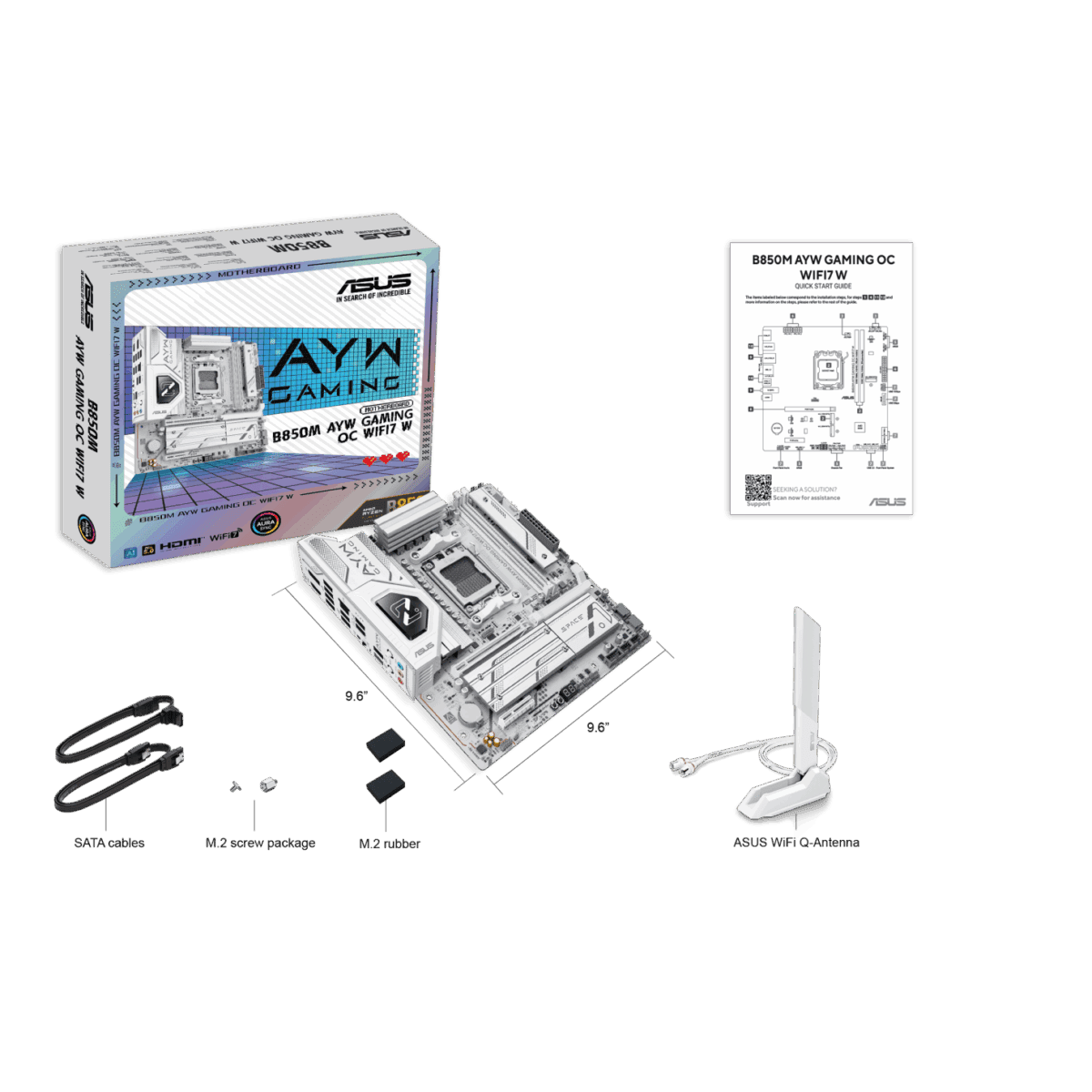 ASUS B850M AYW Gaming OC Motherboard