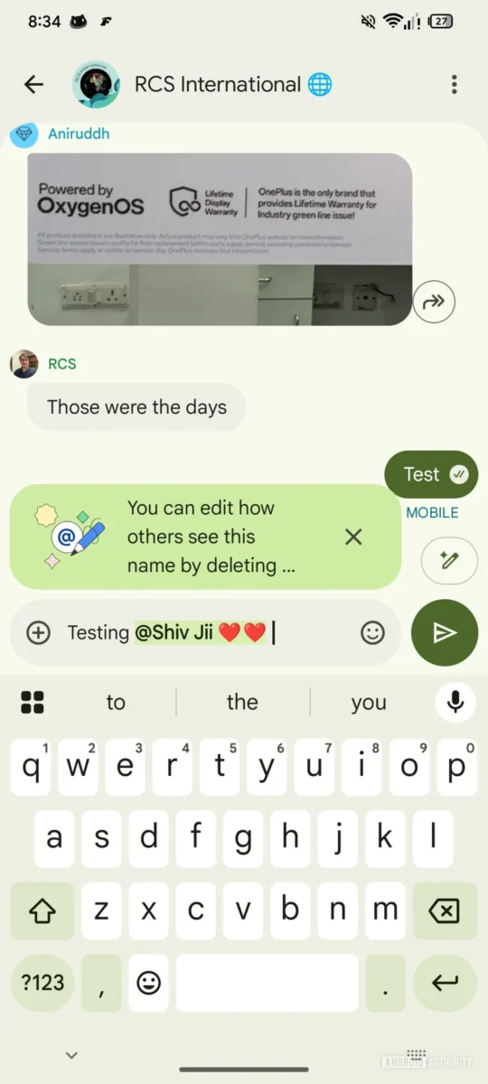 قابلیت «منشن» به زودی به اپلیکیشن Google Messages اضافه می شود