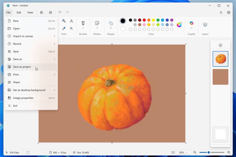 مایکروسافت برنامه Paint را با قابلیت‌های پیشرفته به‌روزرسانی می‌ کند