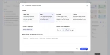 ارائه قابلیتهای تازه برای Audio Overview در NotebookLM