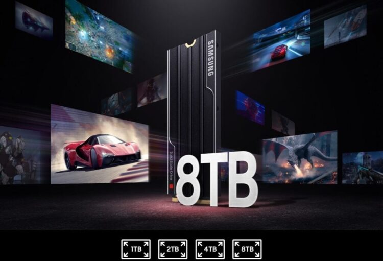 عرضه SSD جدید سامسونگ با ظرفیت ۸ ترابایت
