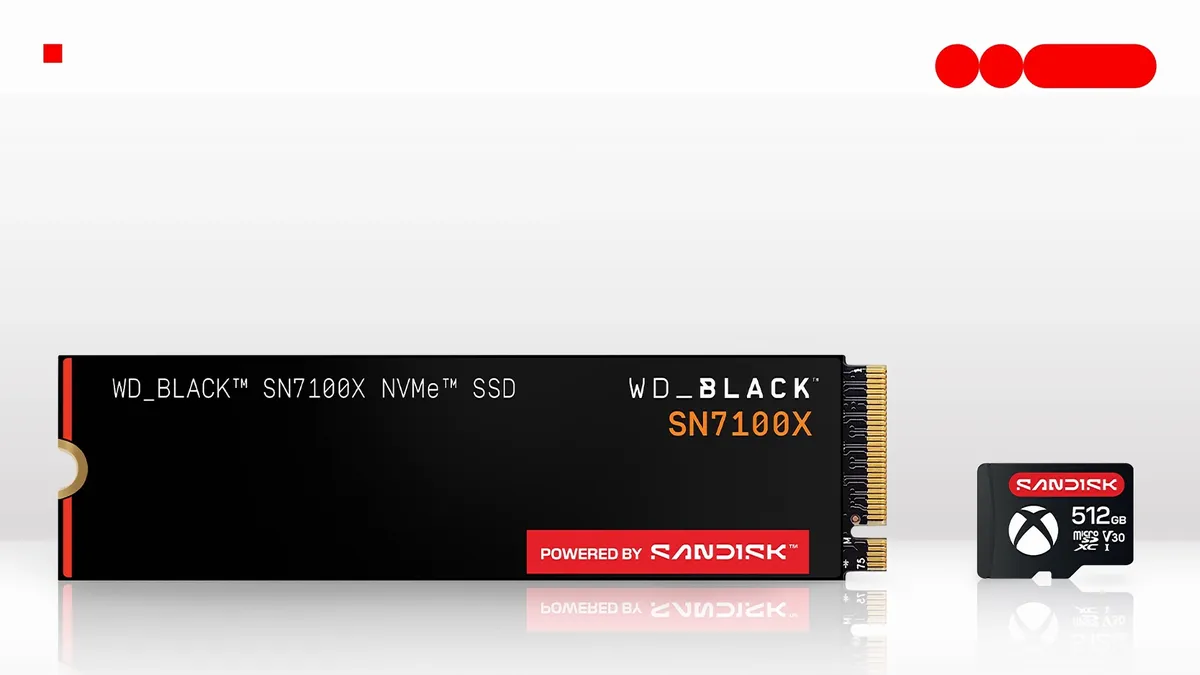 Sandisk SSD and MicroSD cards for the ROG Xbox Ally series