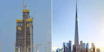 بلندترین برج جهان با ارتفاع بیش از یک کیلومتر در عربستان ساخته می شود
