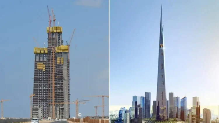 بلندترین برج جهان با ارتفاع بیش از یک کیلومتر در عربستان ساخته می شود