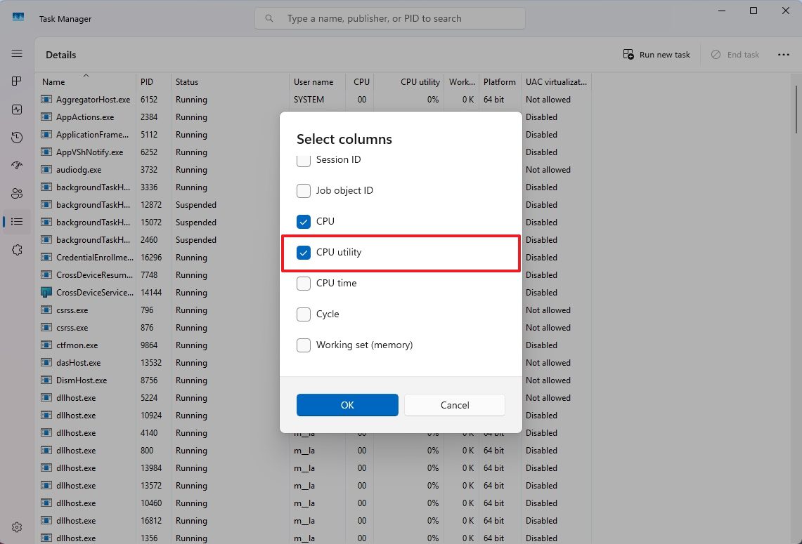 بهبودهای Task Manager