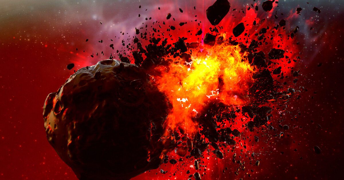 دانشمندان به دنبال انفجار سیارک 2024 YR4 