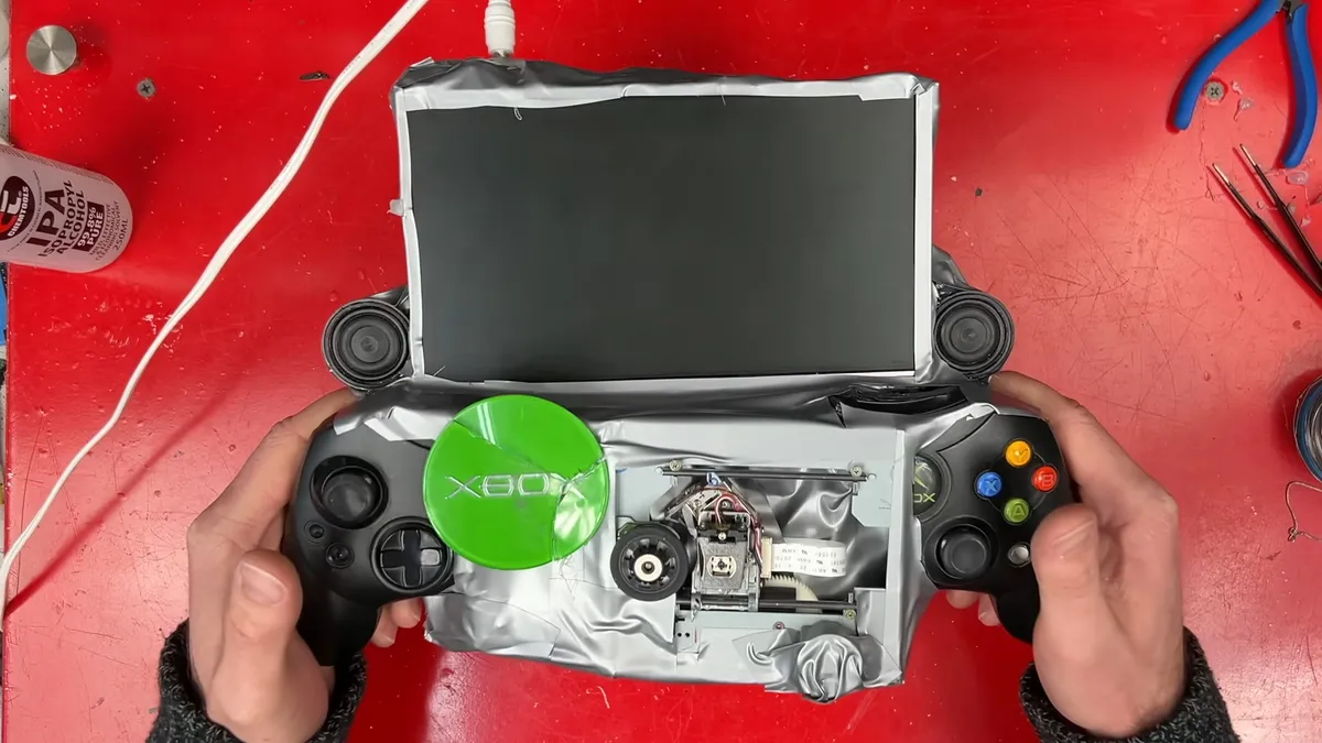 original Xbox to create a gaming handheld