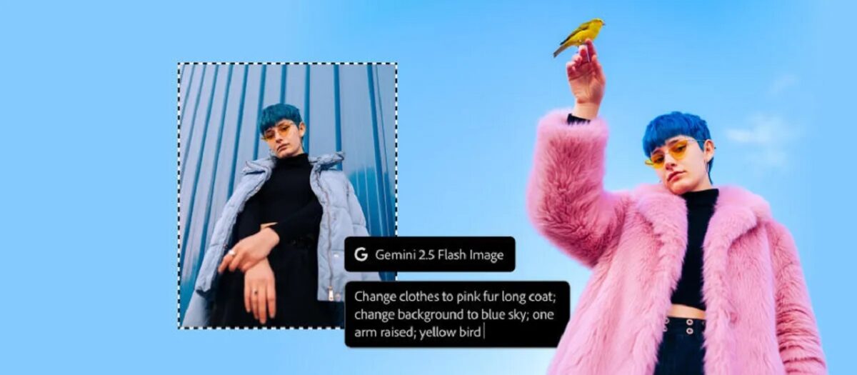 مدل هوش مصنوعی Nano Banana گوگل به فتوشاپ اضافه شد