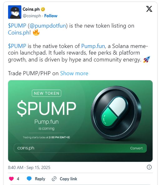 رشد انفجاری توکن پامپ