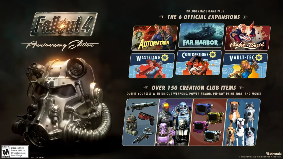 محتواهای Fallout 4: Anniversary Edition