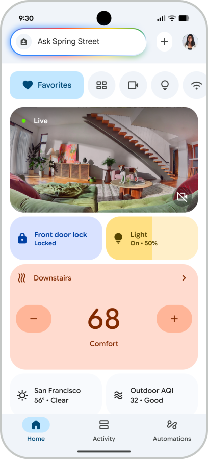 GoogleHome app