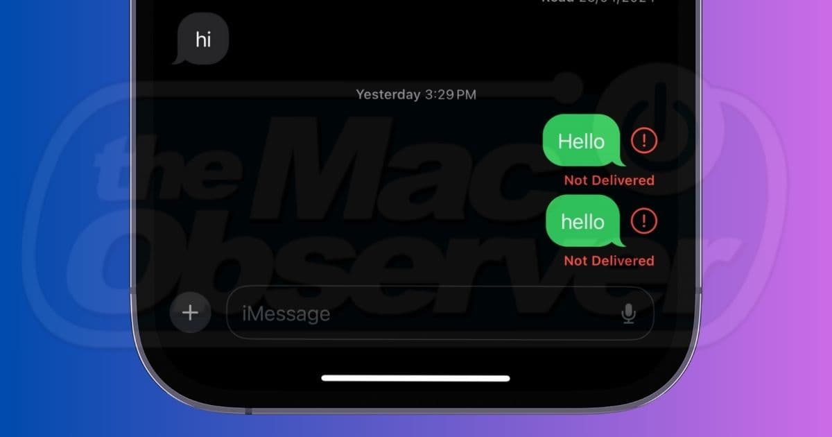Apple Explains How to Fix iMessage Not Delivered