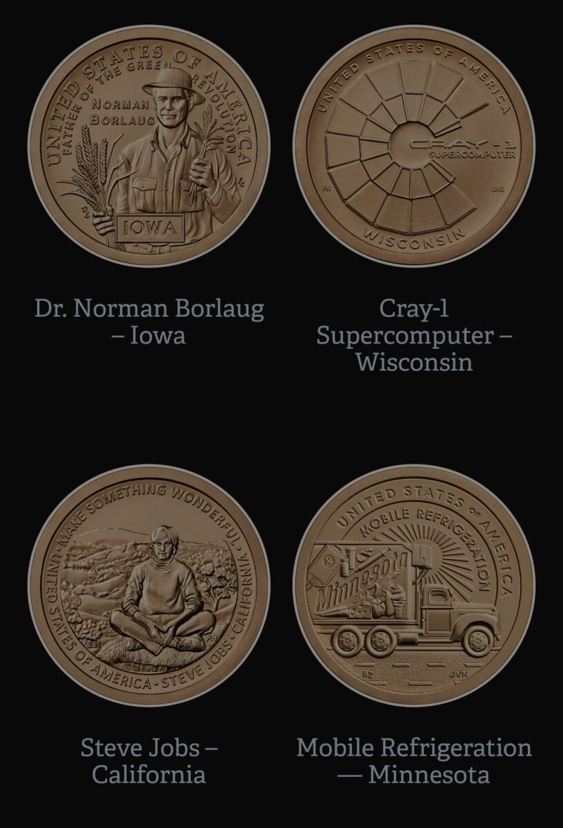 تجلیل ضرابخانه آمریکا از استیو جابز 