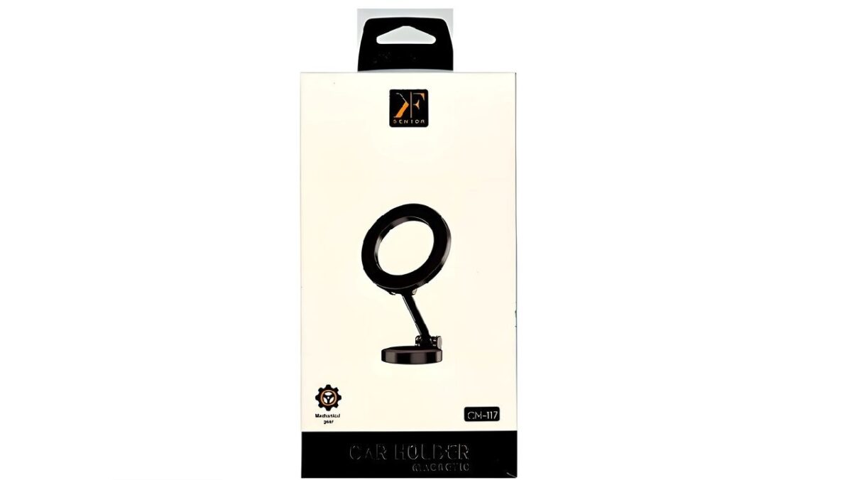 CM-117 از کیاف سنیور یک پایه نگهدارنده مگ سیف با آهنرباهای قدرتمند است که آیفون را در موقعیت دقیق و ایمن نگه میدارد.