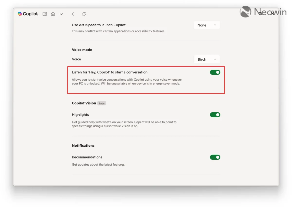 Copilot Vision for Windows 11
